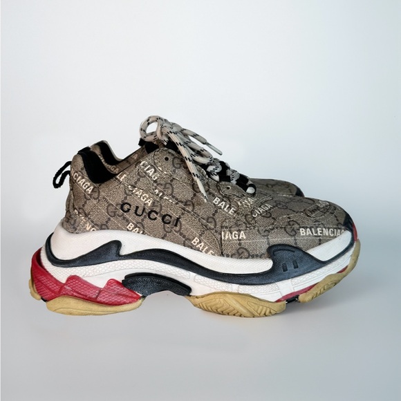 Gucci x Balenciaga Triple S Sneaker ‘The Hacker’ size 37W - Picture 1 of 8